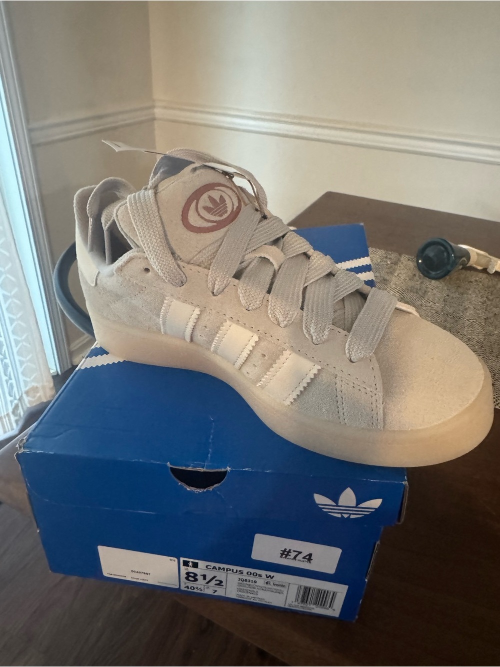 Adidas Campus Suede Sneakers in Beige 8.5 W NEW